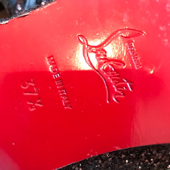 Christian Louboutin Glitter Oxfords - Picture 3 of 3